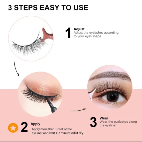 🌞NIB Eyelashes- Magnetic Reusable - Picture 6 of 10